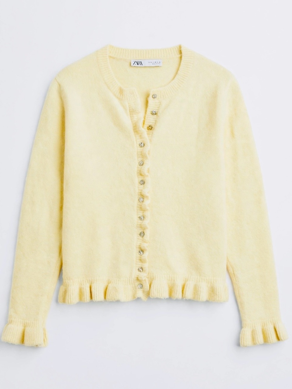 Zara butter yellow sweater